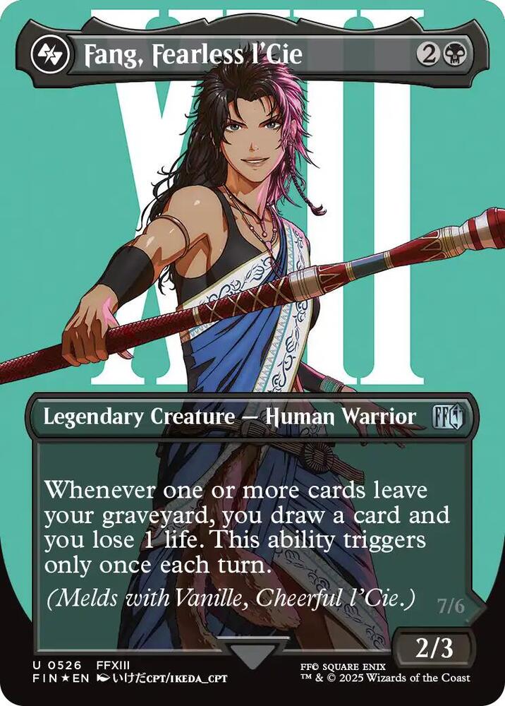 Fang, Fearless l'Cie 526 (FINAL FANTASY)  - Borderless Surge Foil