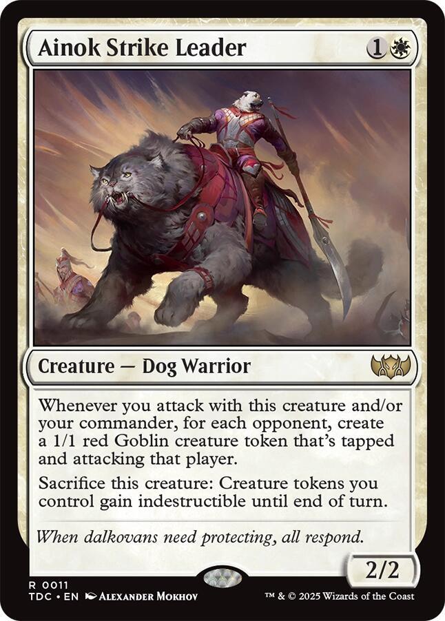 Ainok Strike Leader 11 (Commander: Tarkir: Dragonstorm) 