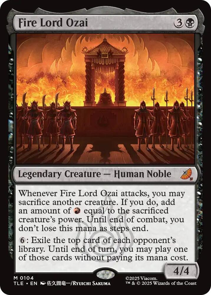 Fire Lord Ozai 104 (Avatar: The Last Airbender: Eternal-Legal) 