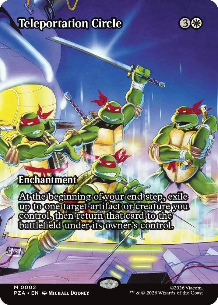 Teleportation Circle 2/20 (Teenage Mutant Ninja Turtles Source Material)  - Borderless Foil