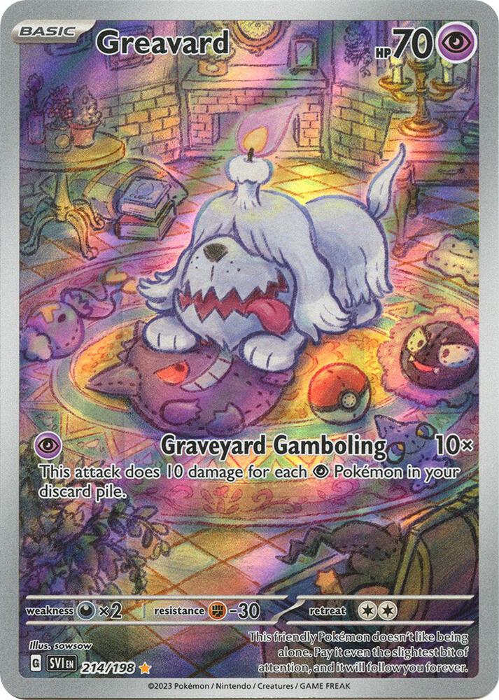 Greavard 214 198 214/198 (SV01: Scarlet & Violet Base Set)  - Holofoil