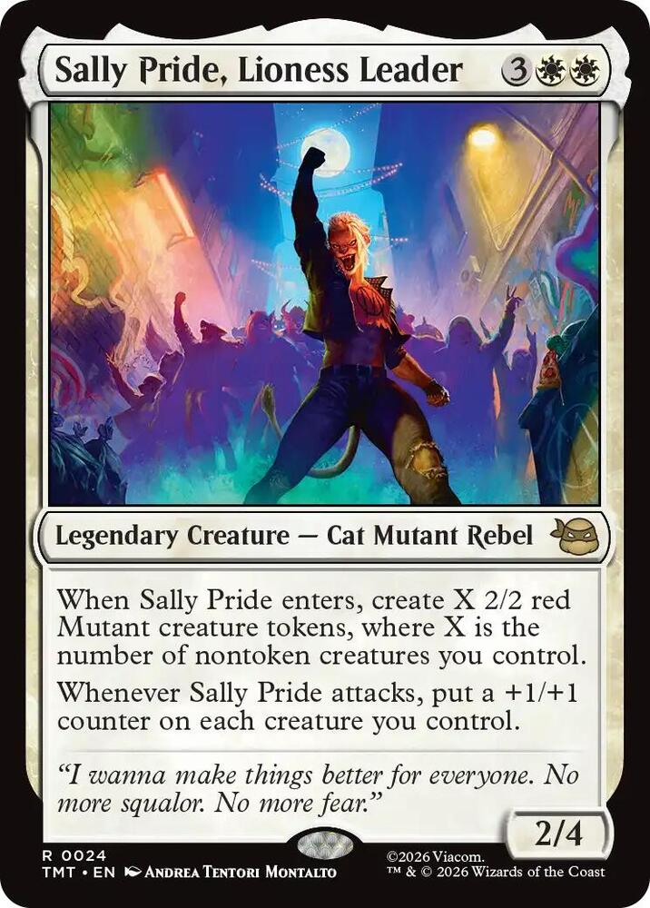 Sally Pride Lioness Leader 24 (Teenage Mutant Ninja Turtles)  - Foil