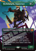Michelangelo, Improviser 219/190 (Teenage Mutant Ninja Turtles)  - Borderless