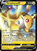 Ampharos V 049/185 (SWSH04: Vivid Voltage)  - Holofoil