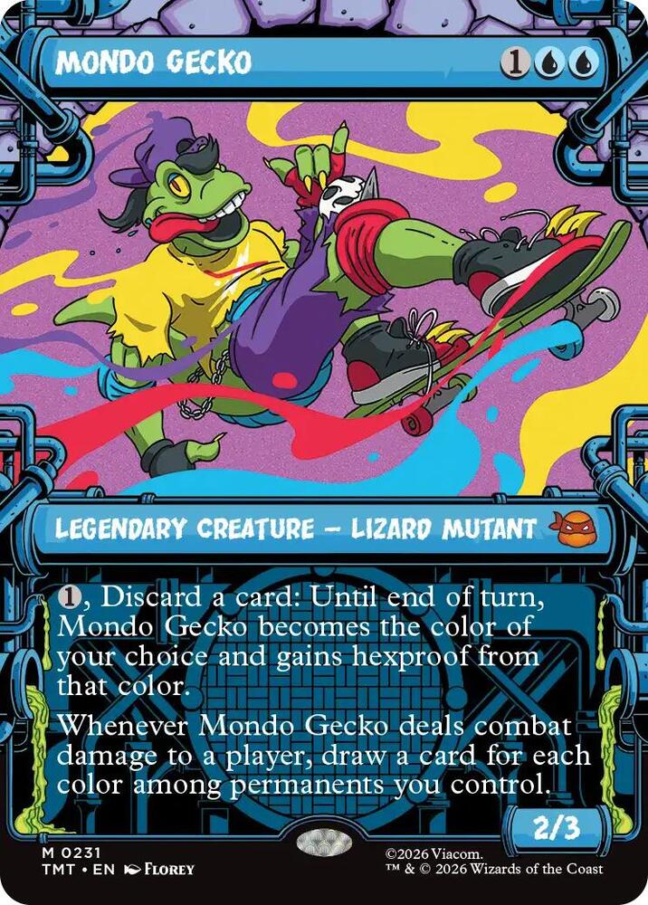 Mondo Gecko Showcase 231 (Teenage Mutant Ninja Turtles)  - Foil