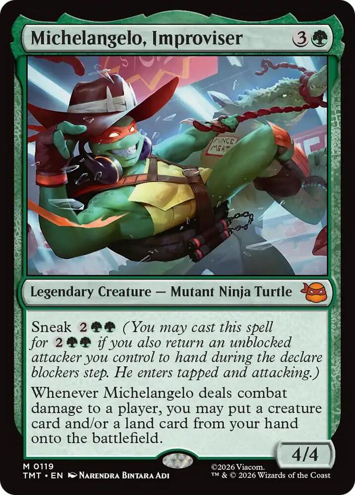 Michelangelo, Improviser 119 (Teenage Mutant Ninja Turtles) 