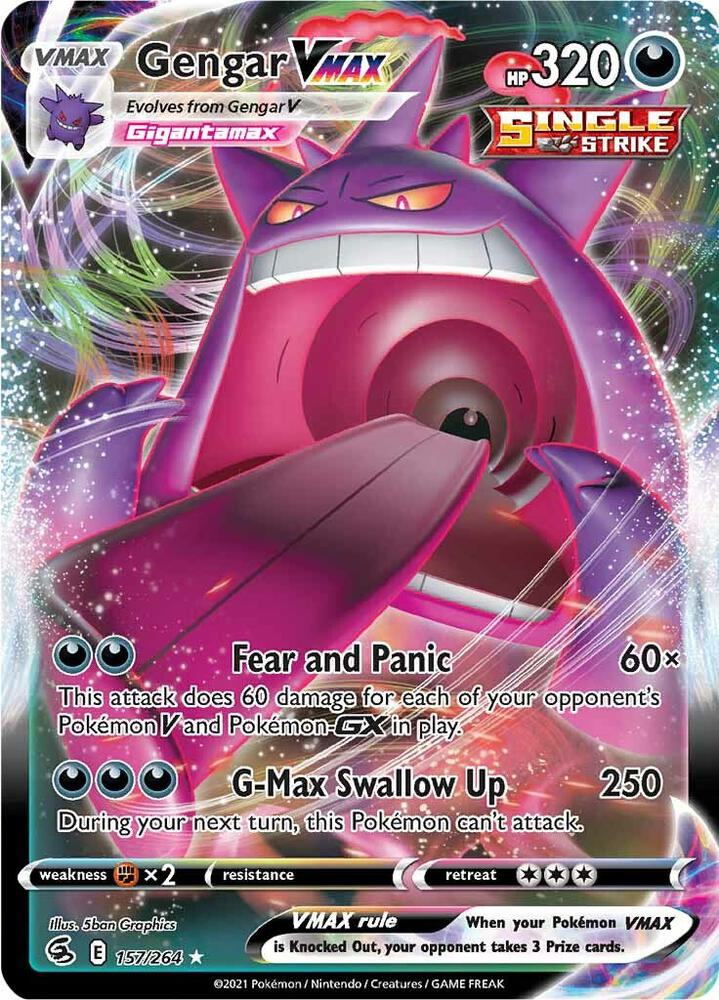 Gengar VMAX (SWSH08: Fusion Strike)  - Holofoil