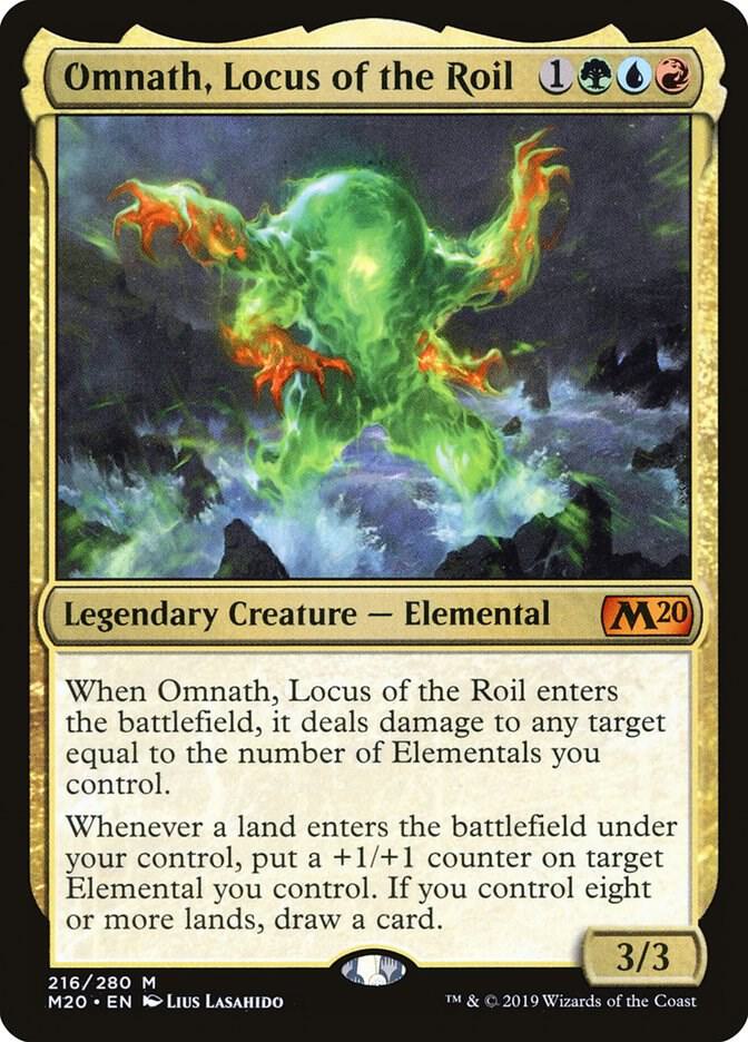 Omnath, Locus of the Roil 216 (Core Set 2020) 