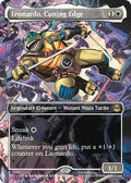 Leonardo Cutting Edge Borderless 211 (Teenage Mutant Ninja Turtles)  - Foil