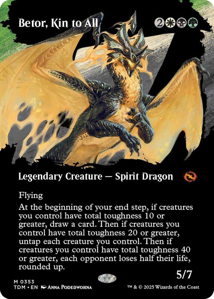 Betor, Kin to All 353/291 (Tarkir: Dragonstorm)  - Borderless