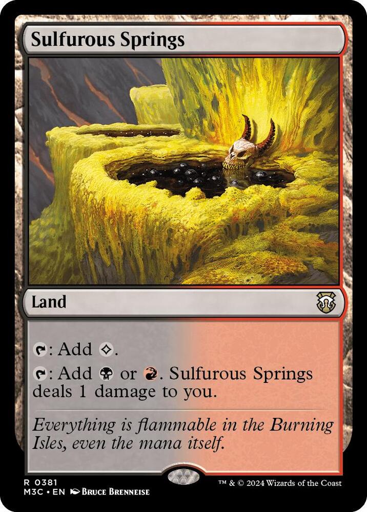 Sulfurous Springs 381 (Commander: Modern Horizons 3) 