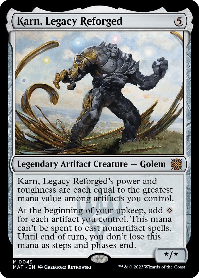 Karn, Legacy Reforged 49/50 (March of the Machine: The Aftermath)  - Foil
