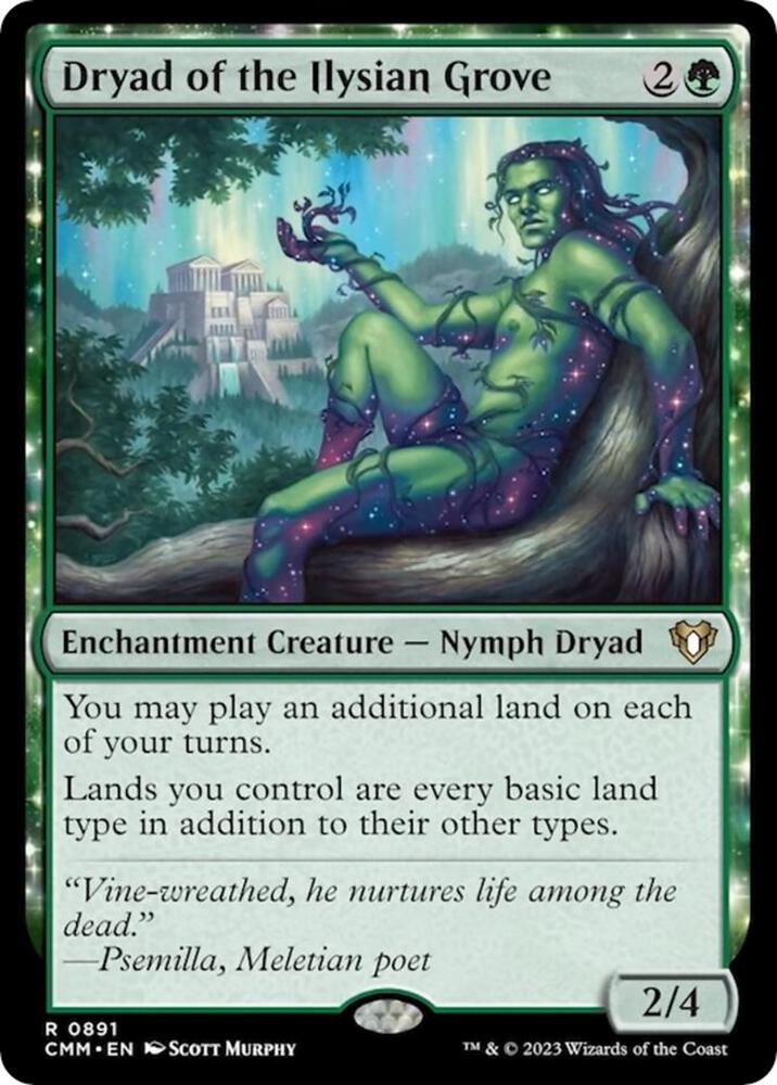 Dryad of the Ilysian Grove 891/451 (Commander Masters) 