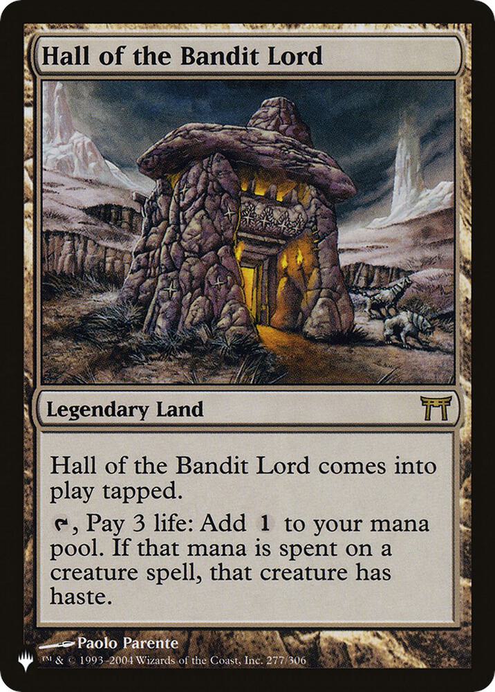 Hall of the Bandit Lord CHK-277/5075 (The List Reprints) 