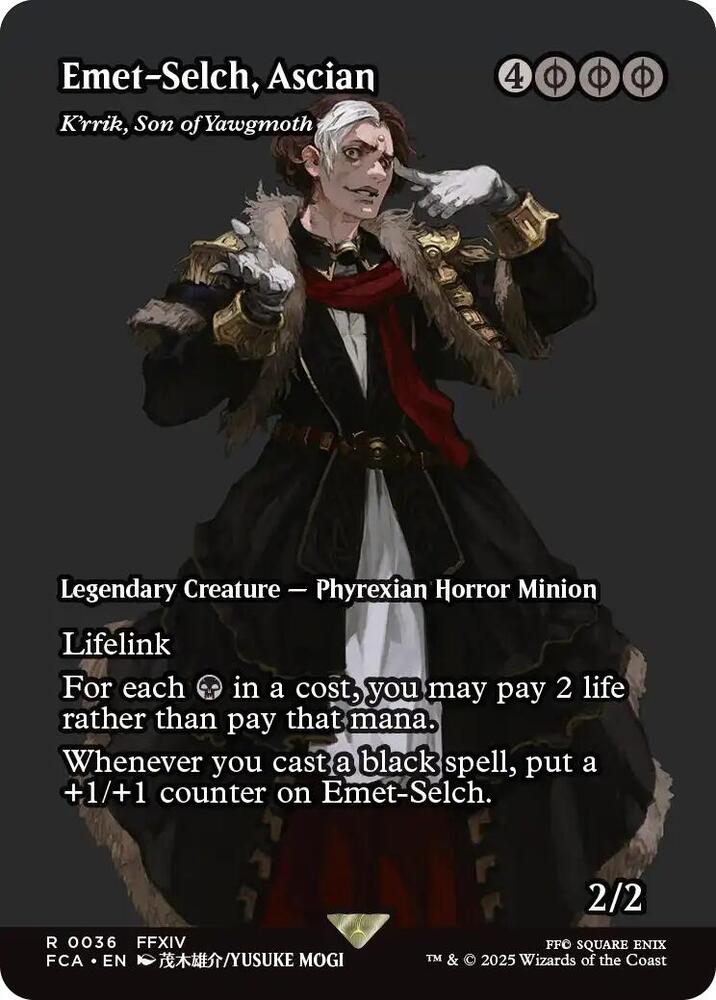 Emet Selch Ascian Krrik Son of Yawgmoth  36 (FINAL FANTASY: Through the Ages) 