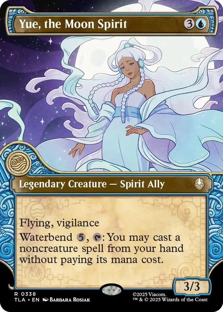 Yue, the Moon Spirit 338/286 (Avatar: The Last Airbender)  - Showcase Foil