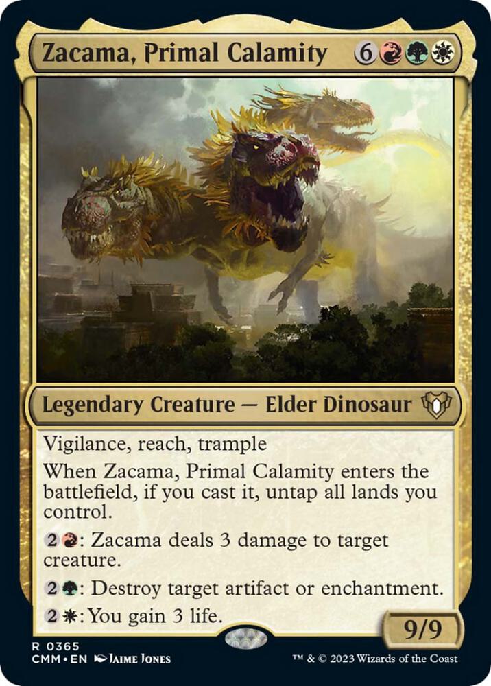 Zacama, Primal Calamity 365/451 (Commander Masters) 
