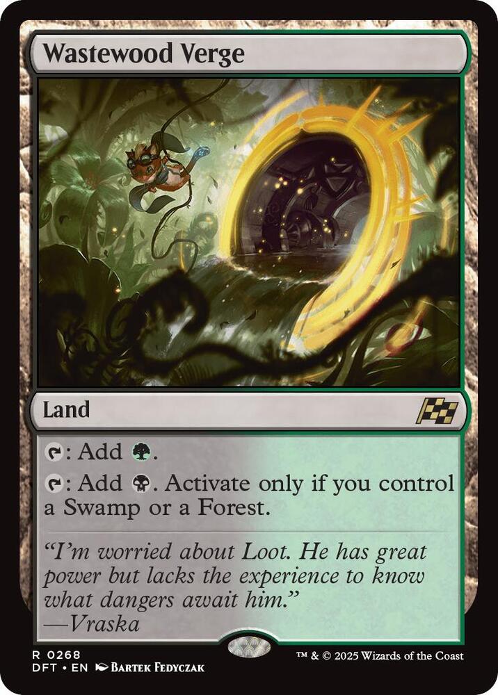 Wastewood Verge 268 (Aetherdrift)  - Foil