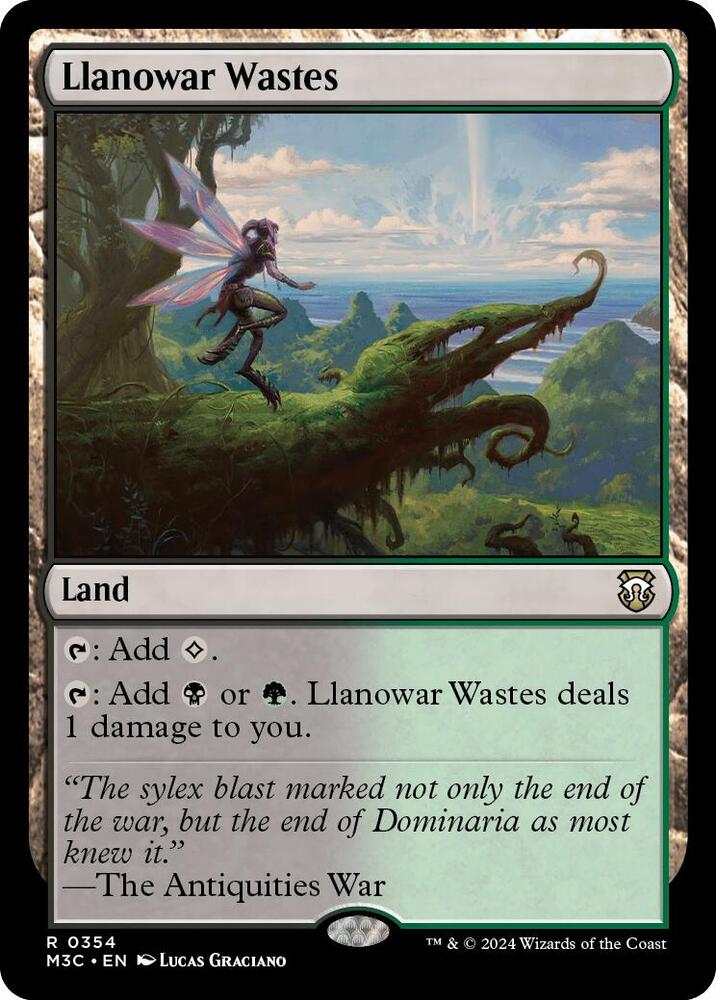 Llanowar Wastes 354/411 (Commander: Modern Horizons 3) 