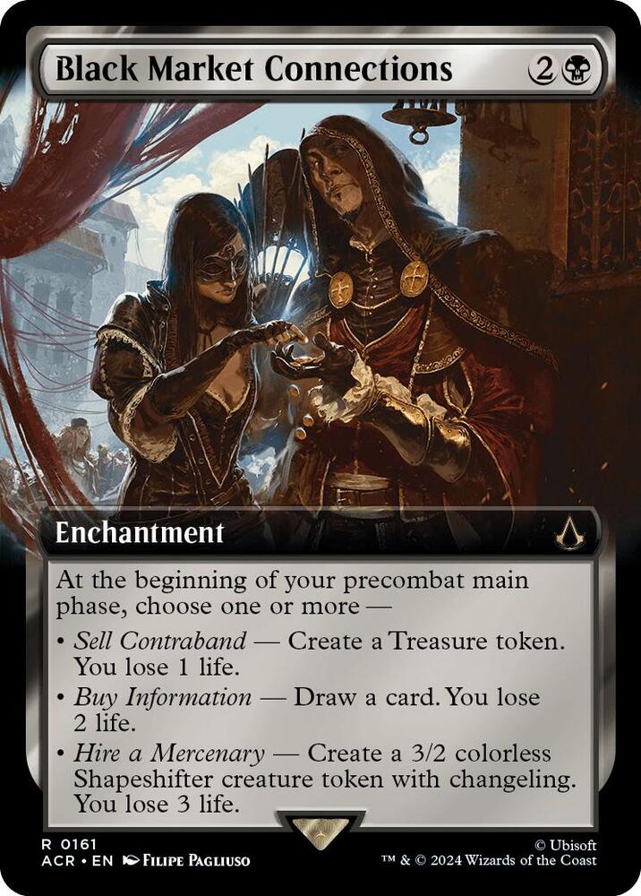 Black Market Connections 161/110 (Universes Beyond: Assassin's Creed)  - Extended Art Foil