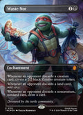 Waste Not Borderless 132 (Commander: Teenage Mutant Ninja Turtles)  - Foil