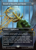 Sword of Hearth and Home Borderless 136/0 (Commander: Teenage Mutant Ninja Turtles)  - Foil