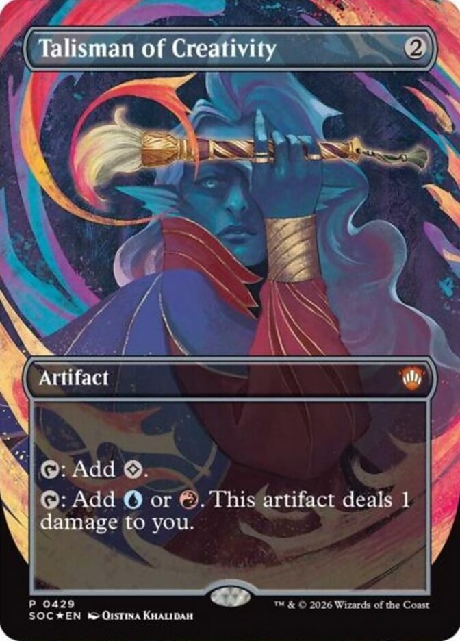Talisman of Creativity 429/11 (Commander: Secrets of Strixhaven)  - Foil