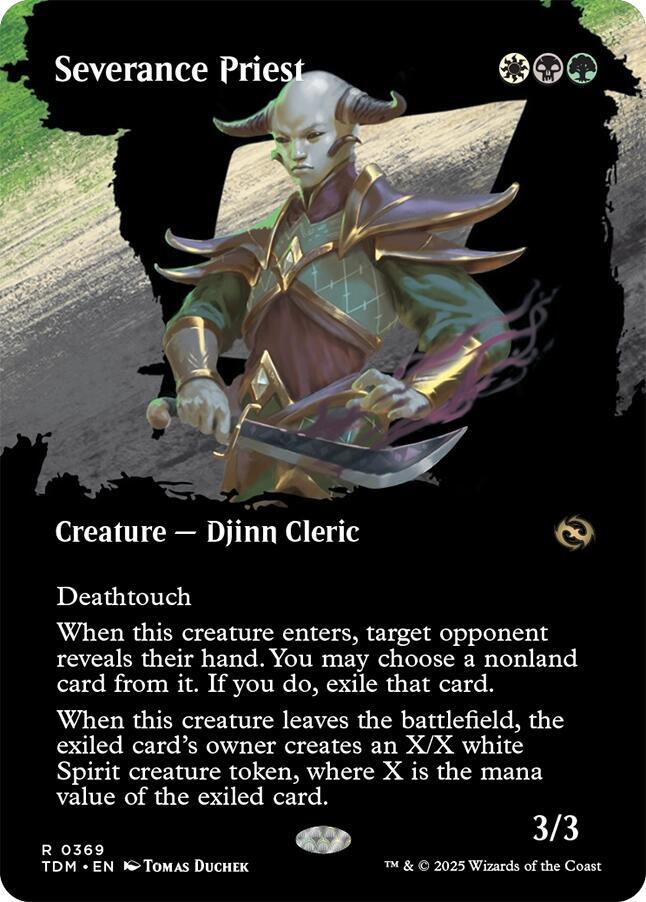 Severance Priest Borderless (Tarkir: Dragonstorm) 