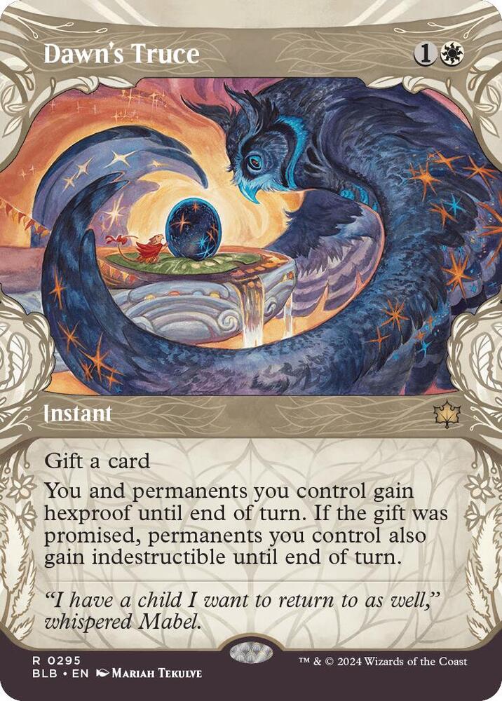Dawn's Truce 295 (Bloomburrow)  - Showcase Foil