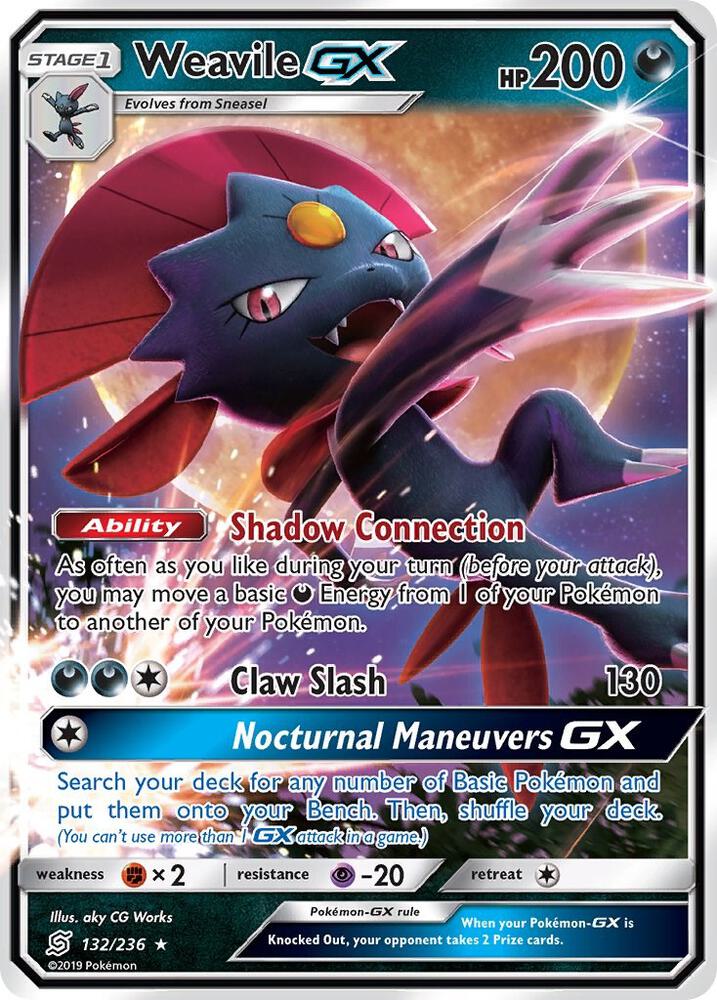Weavile GX (SM - Unified Minds)  - Holofoil