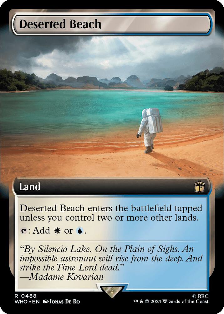 Deserted Beach 488 (Universes Beyond: Doctor Who)  - Extended Art Foil
