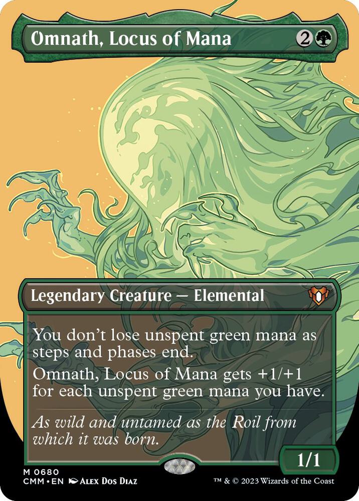 Omnath Locus of Mana Borderless (Commander Masters) 