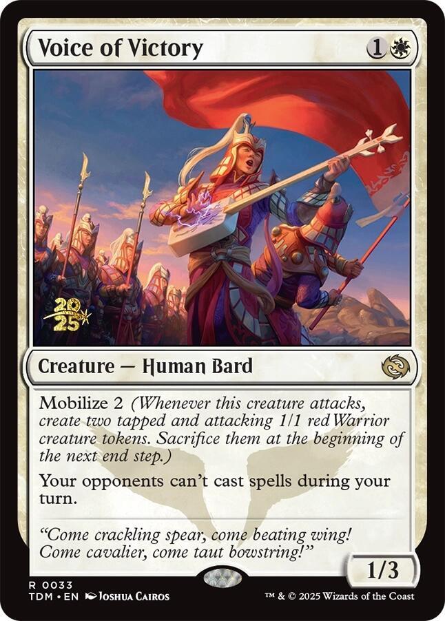 Voice of Victory 33s/166 (Prerelease Cards)  - Foil