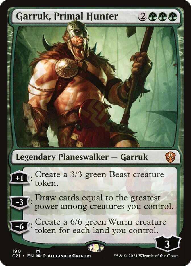 Garruk Primal Hunter 190 (Commander 2021) 