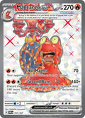Magcargo ex 191 167 (SV06: Twilight Masquerade)  - Holofoil