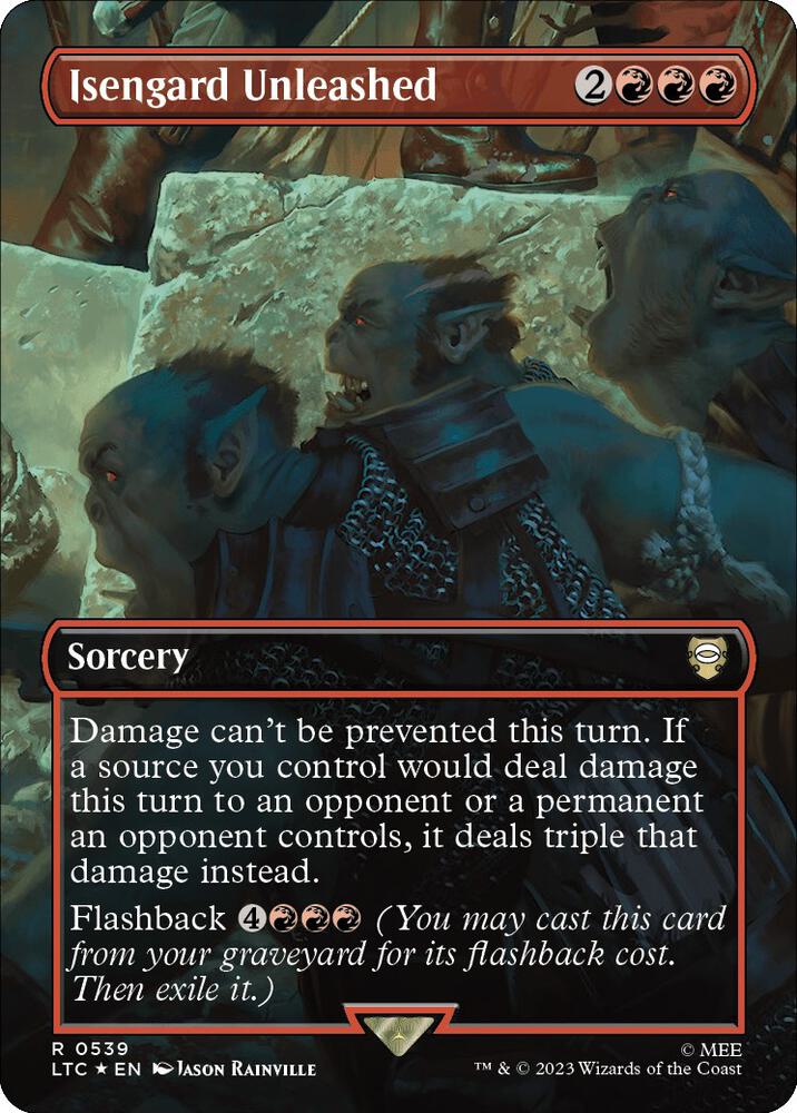Isengard Unleashed Borderless Surge Foil (Commander: The Lord of the Rings: Tales of Middle-earth)  - undefined