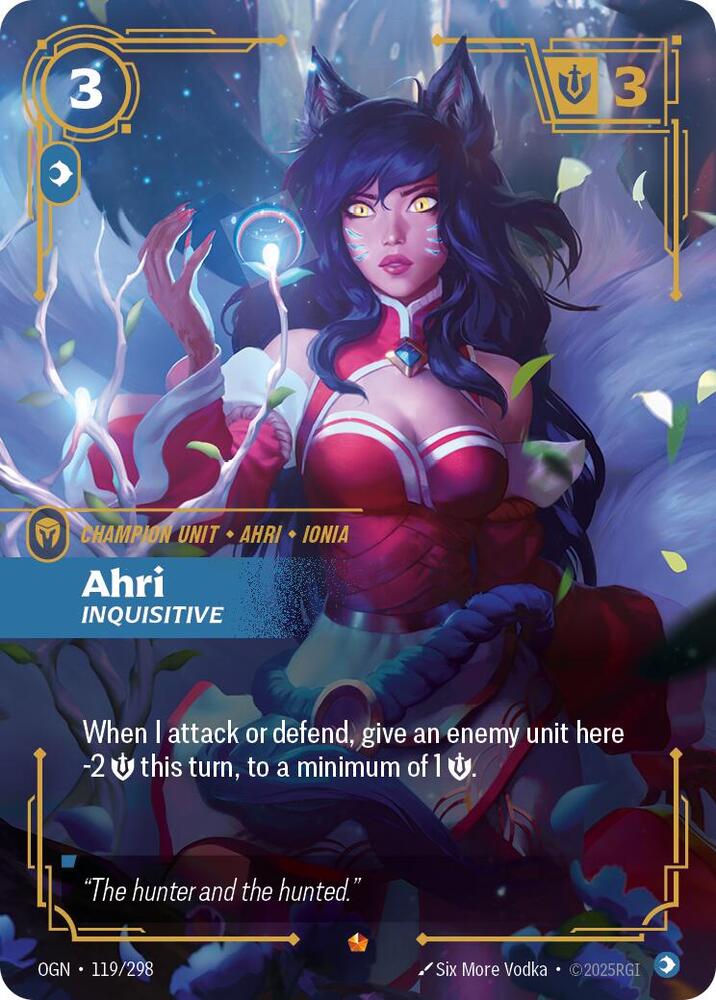 Ahri Inquisitive (Origins)  - Foil
