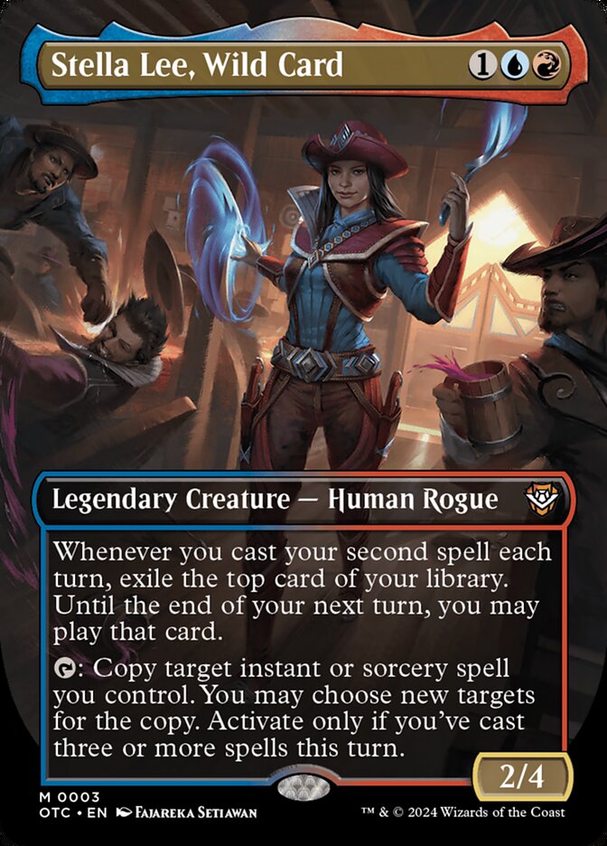 Stella Lee, Wild Card 3 (Commander: Outlaws of Thunder Junction)  - Foil