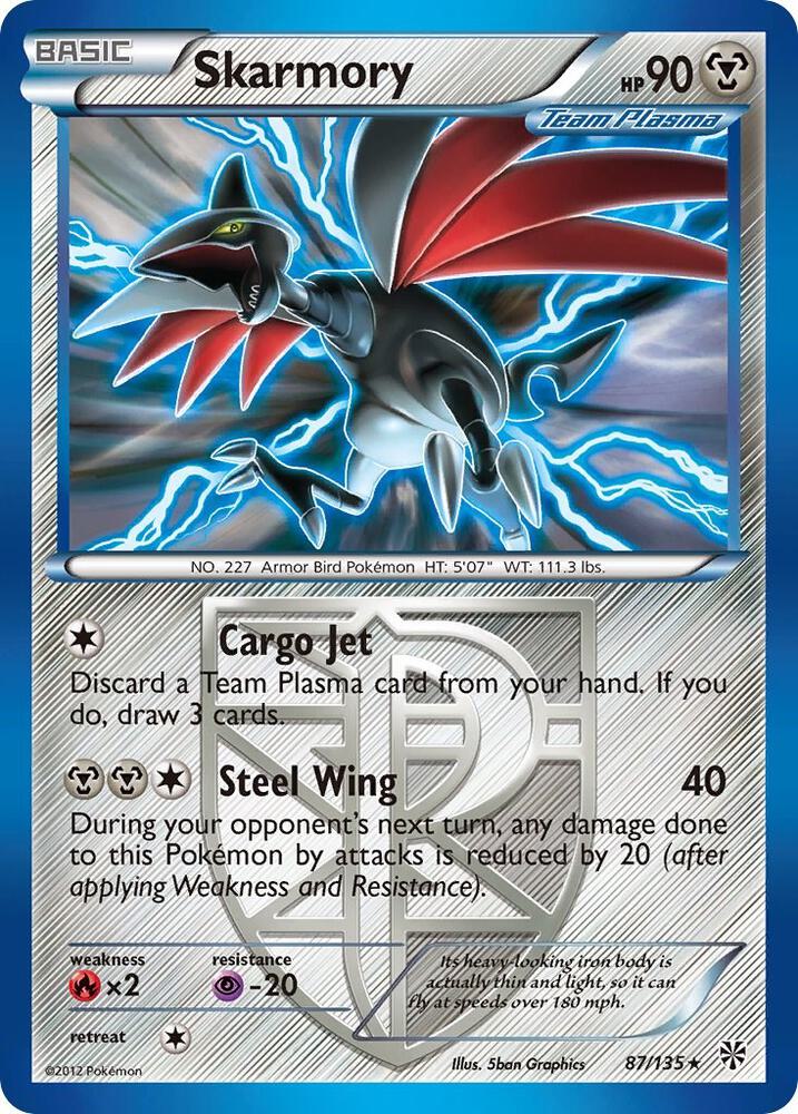 Skarmory Team Plasma 87/135 (Plasma Storm) 