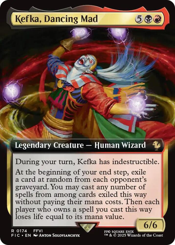 Kefka Dancing Mad Extended Art (Commander: FINAL FANTASY)  - undefined