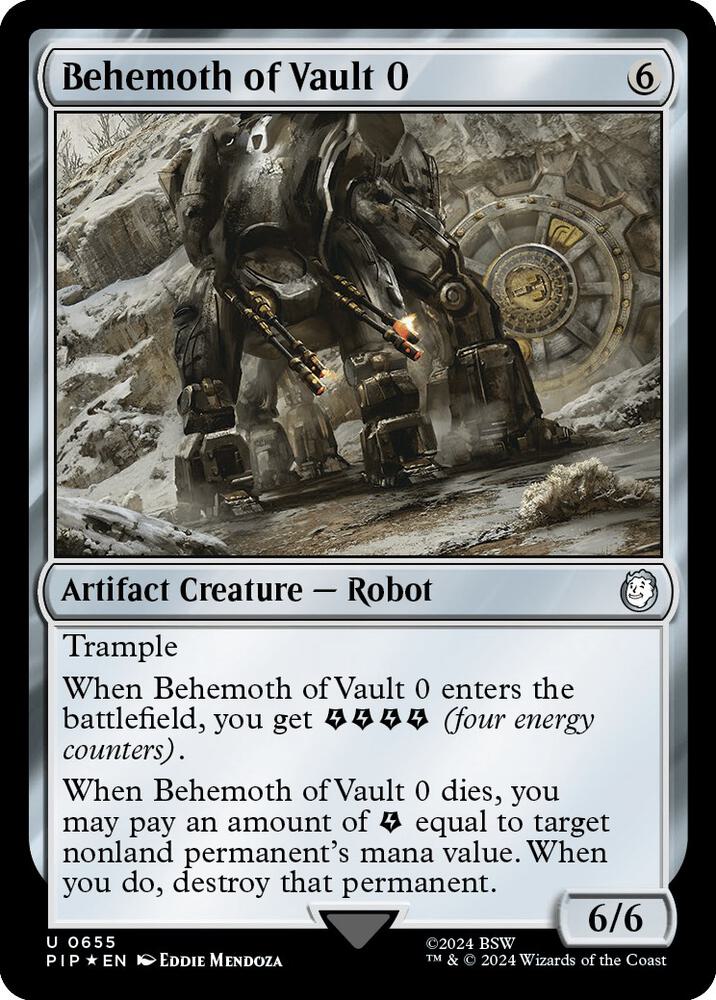Behemoth of Vault 0 Surge Foil (Universes Beyond: Fallout)  - undefined