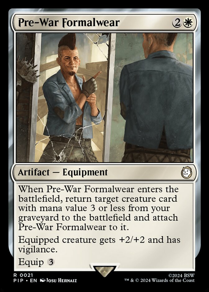 Pre-War Formalwear 21/326 (Universes Beyond: Fallout) 