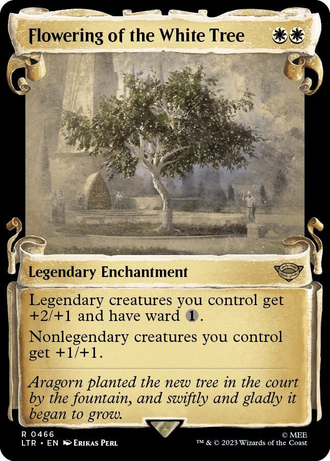 Flowering of the White Tree 466 (Universes Beyond: The Lord of the Rings: Tales of Middle-earth)  - Showcase Scroll