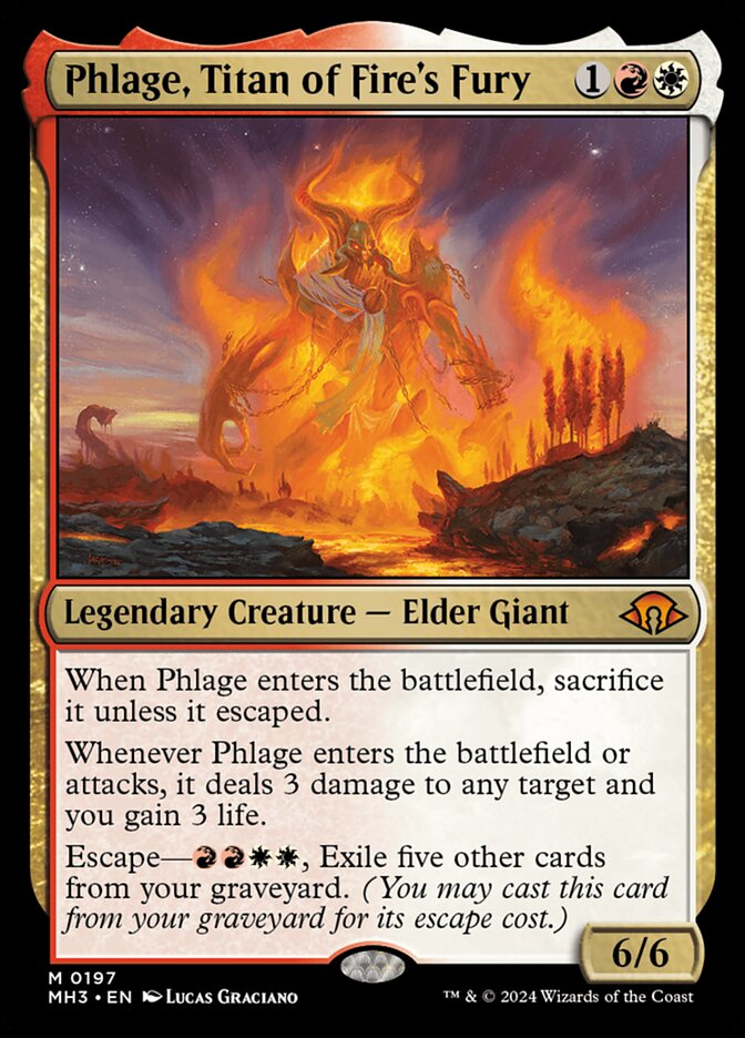 Phlage, Titan of Fire's Fury (Modern Horizons 3) 