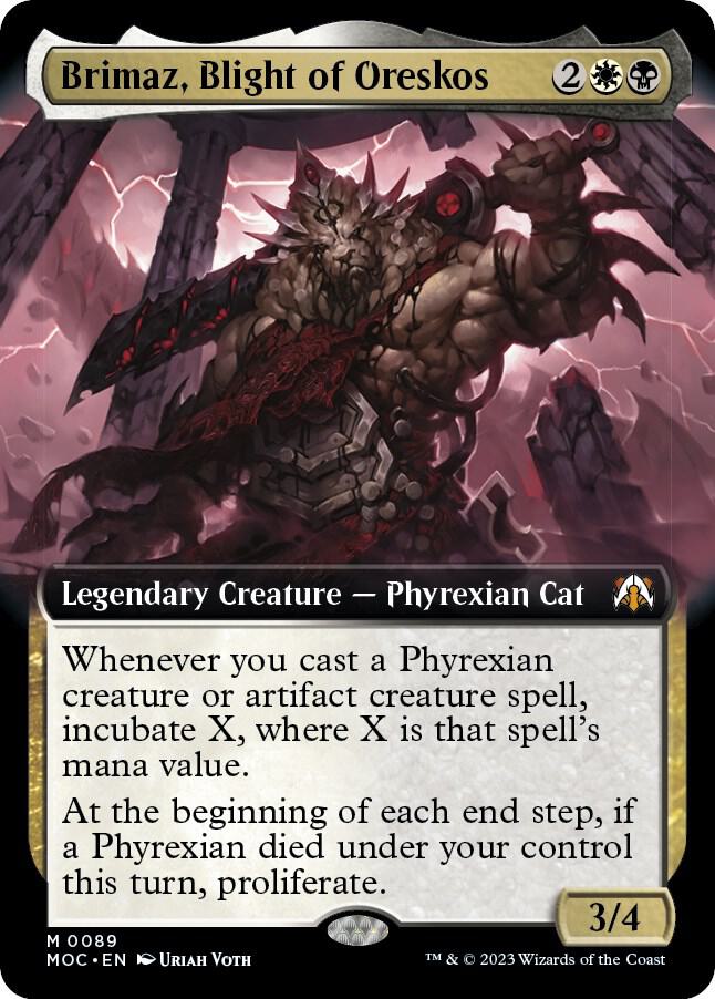 Brimaz Blight of Oreskos Extended Art (Commander: March of the Machine)  - undefined