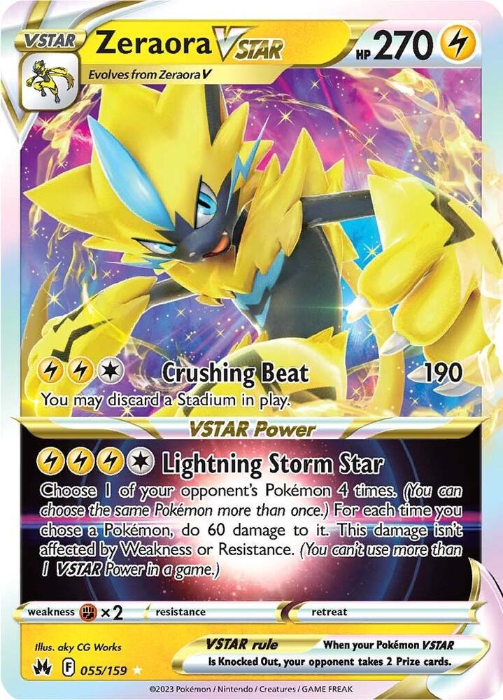 Zeraora VSTAR (Crown Zenith)  - Holofoil