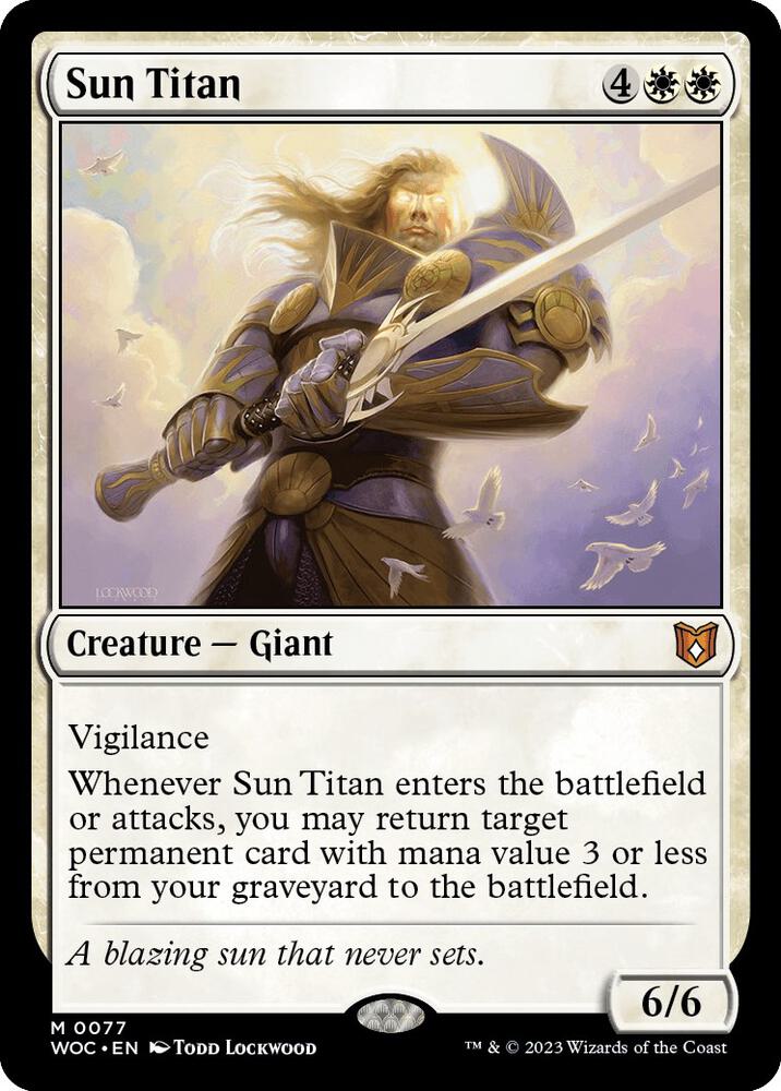 Sun Titan (Commander: Wilds of Eldraine) 