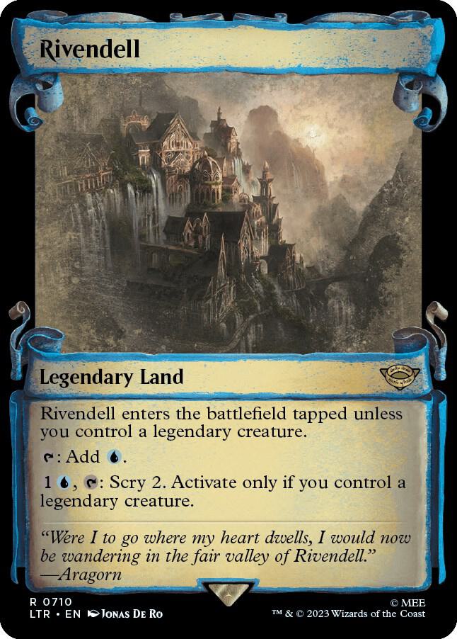 Rivendell Showcase Scrolls (Universes Beyond: The Lord of the Rings: Tales of Middle-earth)  - undefined