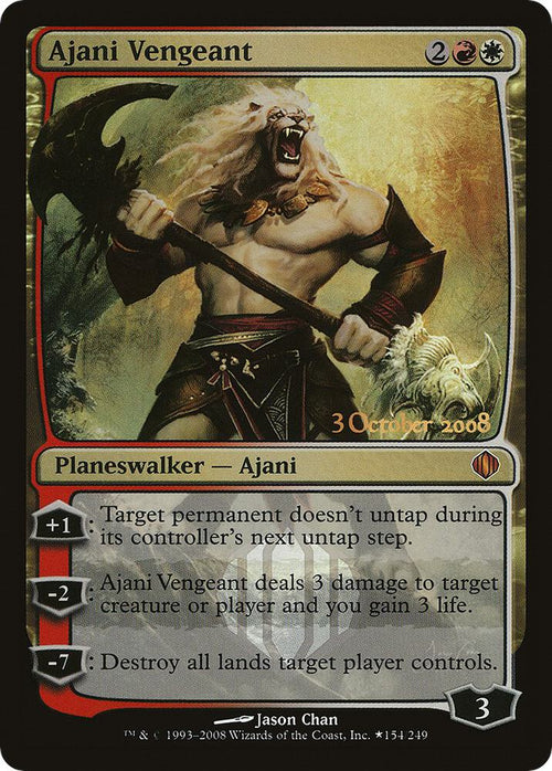 Ajani Vengeant 154★/2 (Launch Party & Release Event Promos)  - Foil