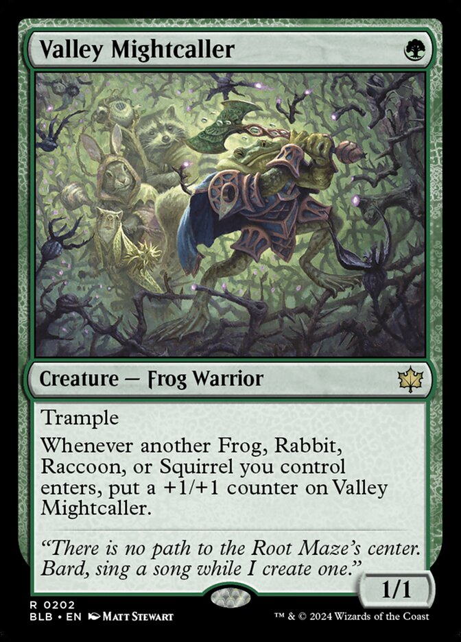 Valley Mightcaller 202/281 (Bloomburrow) 